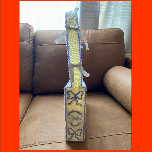 Elodie Needlepoint handmade shoulder bag - Picture 4 of 6